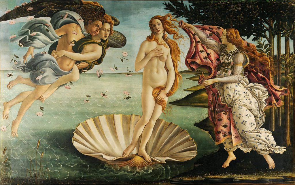 el nacimiento de venus