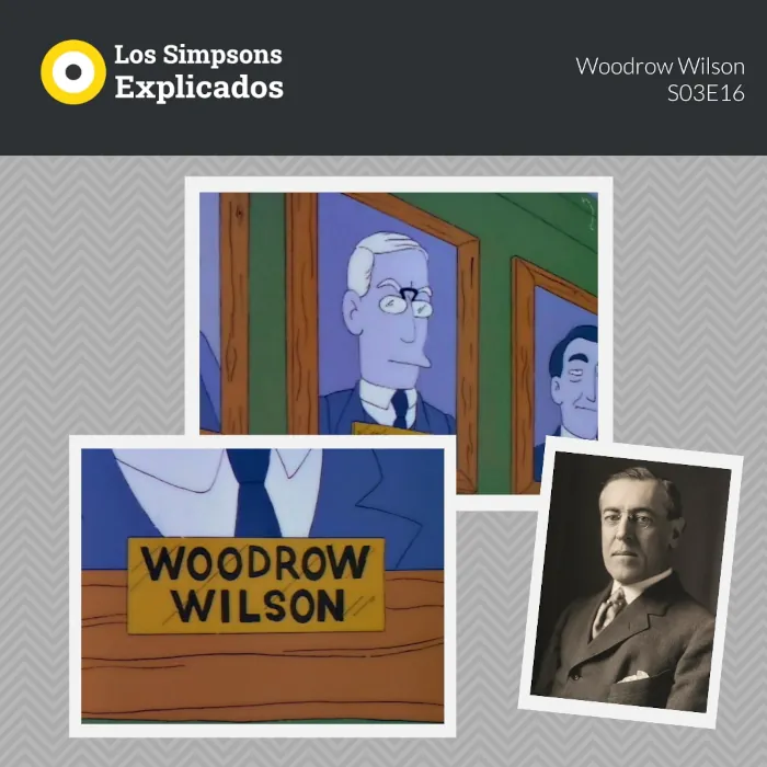 woodrow wilson los simpsons explicados