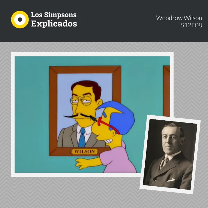 woodrow wilson los simpsons explicados